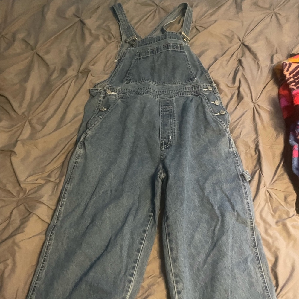 GAP Petite Vintage Denim Overalls